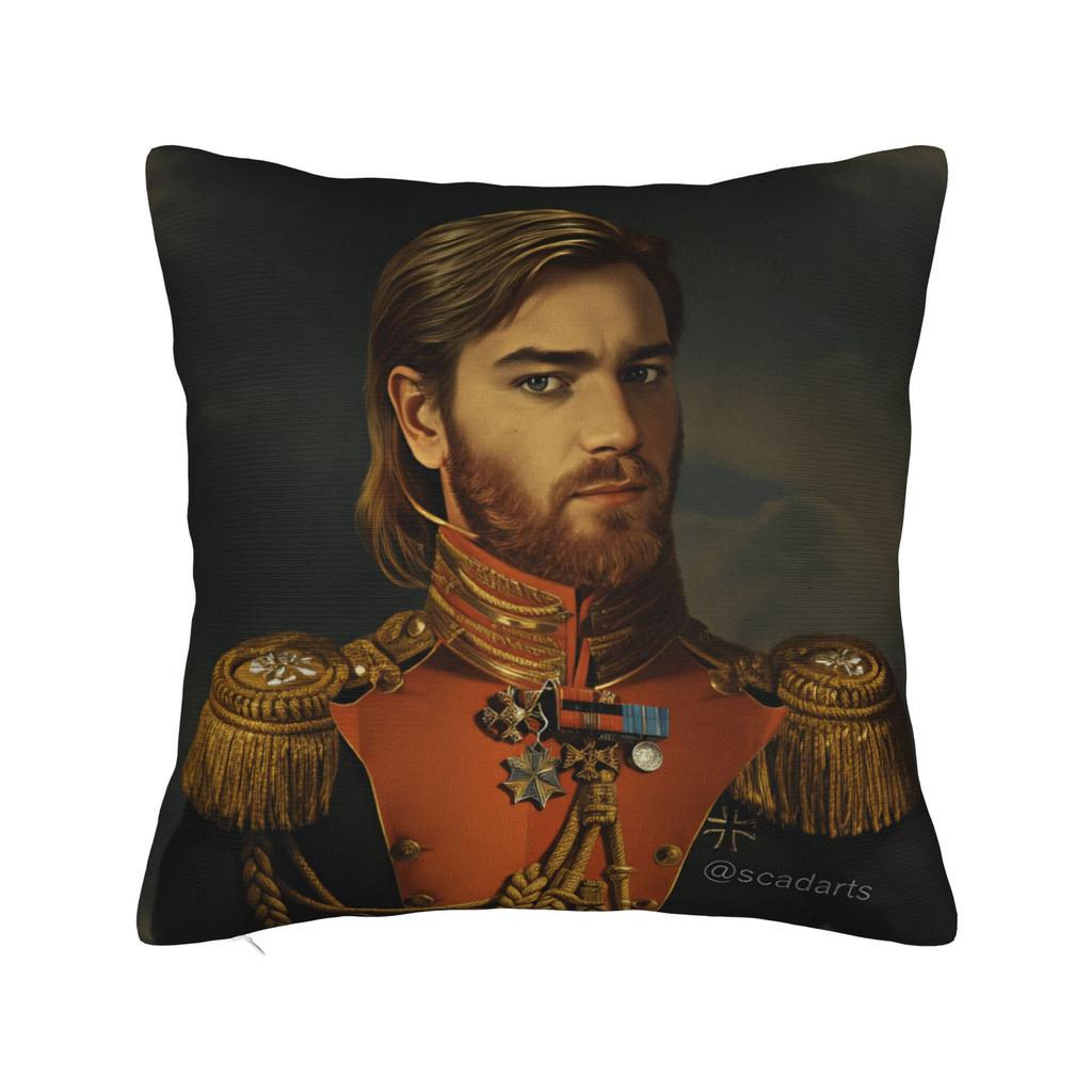 Ewan McGregor as Jesus Happy Easter Pillow Cover Soft Pillow Case Cushion Cover Retro Trendy Pillowcases For Living Room Chair