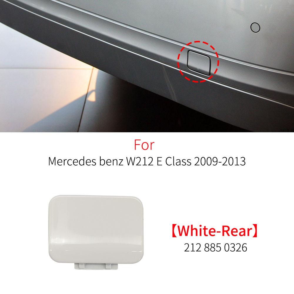 For Mercedes W212 Car Front Rear Bumper Tow Hook Cover Cap Accessory Black For Benz E Class E200 E230 E250 E300 E350 2009-2012