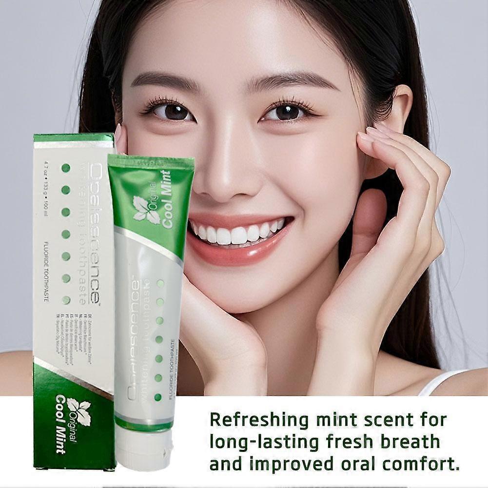 100ml Whitening Toothpaste with Deep-Cleansing Formula for Natural Stain Removal and Fresh Breath