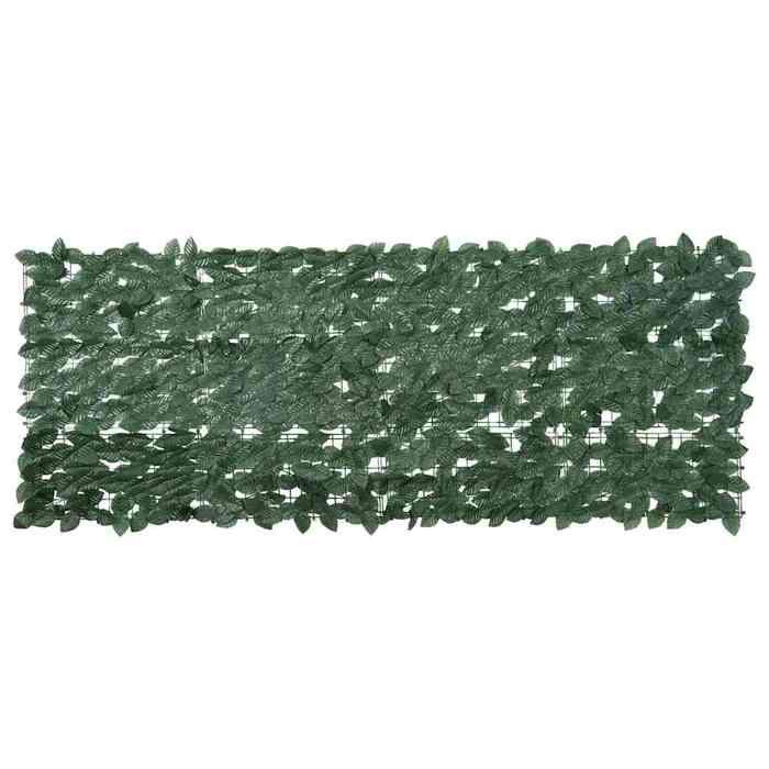 VidaXL Écran de Balcon avec Feuilles, Brise-vue, Écran de Confidentialité, Clôture de Protection, Écran d'Intimité Jardin, 367840