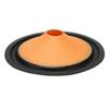 2PCS Orange Subwoofer Cone Rubber Surround Drum Paper Paper Speaker Cone  Speaker Repair