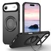Чехол для iPhone 17 Pro Max/17 Air/17 Pro, Магнитный держатель-кольцо с вращением на 360° и металлической подставкой, Ударопрочный чехол с защитой от вибрации
