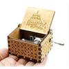 Wooden Uniq Carved Hand Crank Happy-Birthday-Multi Theme Music Box
