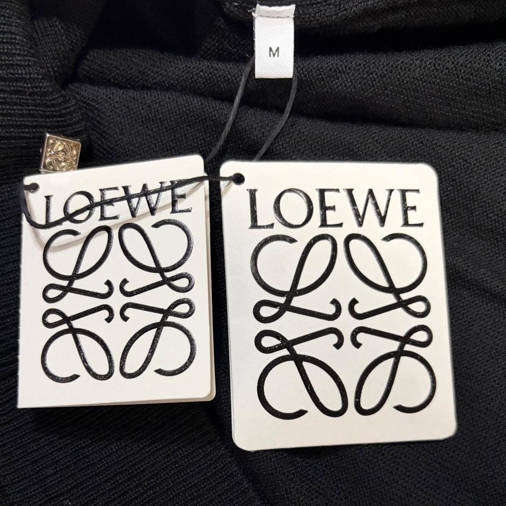 Loewe Кардиган Anagram Черный Мужской Размер M Модель 1726509