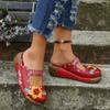 Women Summer Shoes 2024 New Comfort Roman Platform Sandals Women Flower Non-slip Plus Size Baotou Wedge Ladies Slippers
