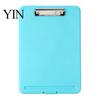 Professional Briefcase Organizer Plastic Storage Clipboard, Letter Size Slimcase Folder with Pen Holder, 200 Durable Paper Holder Sheet Capacity,
