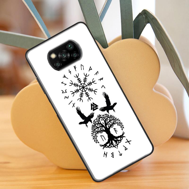 Чехол Viking Nordic Runes Vegvisir для Xiaomi Mi 10T 11T Pro Mi 11 Lite для POCO M3 Pro M4 F3 X3 GT X3 Pro, чехол для телефона