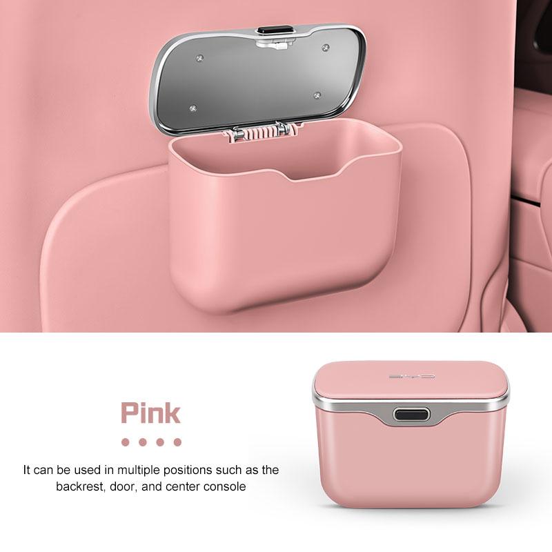 HECRD1 Car Trash Can For BYD sealion 6 7 SEAL U Dolphin ATTO 2 3 4 Seagull shark 6 Song Plus Tang DMI Car Door Storage Box Garbage Bin