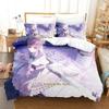Kawaii Misono Mika Постельное белье Single Twin Full Queen King Size Bed Set Adult Kid Bedroom Duvetcover Set Anime Parure de lit Bed