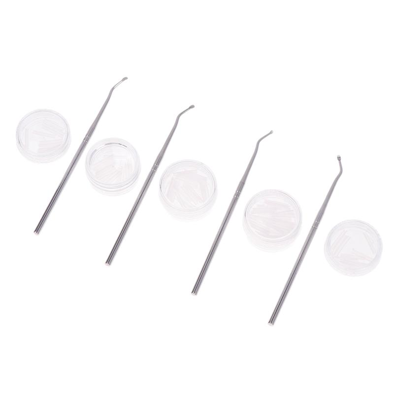 Крючок для ухода за вросшими ногтями, двухсторонний, для коррекции вросших пальцев ног, пилка для маникюра и педикюра, инструмент для ухода за чистыми ногтями ног