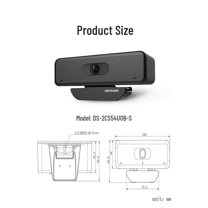 Hikvision 4K Ultra HD USB Conference Camera with Microphone (CN version)