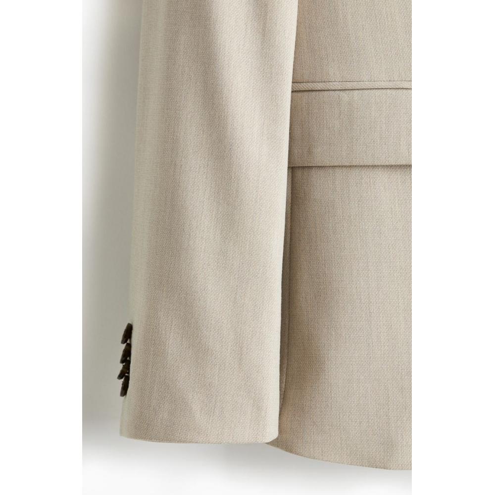 Куртка HM Slim Fit бежевого цвета
