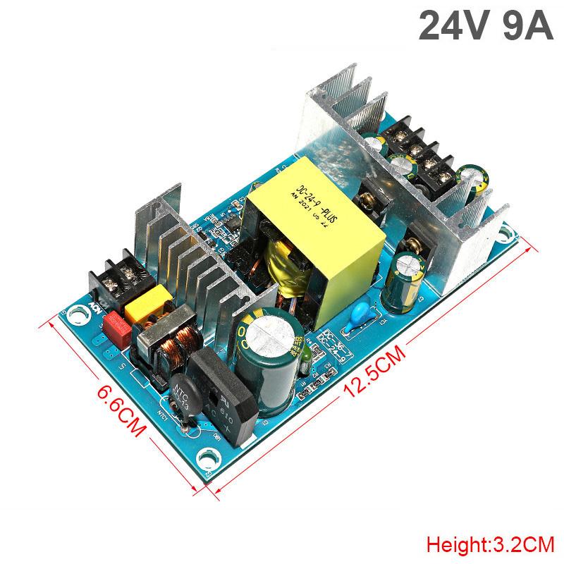 AC-DC 220V К 5V 12V 19V 24V 36V 48V 60V Плата блока питания 1A 2A 3A 4A 5A 6A 7A 8A 9A 13A 17A Импульсный блок питания с низким уровнем пульсаций Голая плата