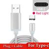 Магнитный 8-контактный USB-кабель Flow Luminous Lighting для IPhone XR 7 8 Micro USB TypeC Магнит Быстрая зарядка