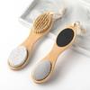 Handheld Foot Rub Scrubber Four In One Design Pedicure Tools Effective Feet Callus Remover  Woman