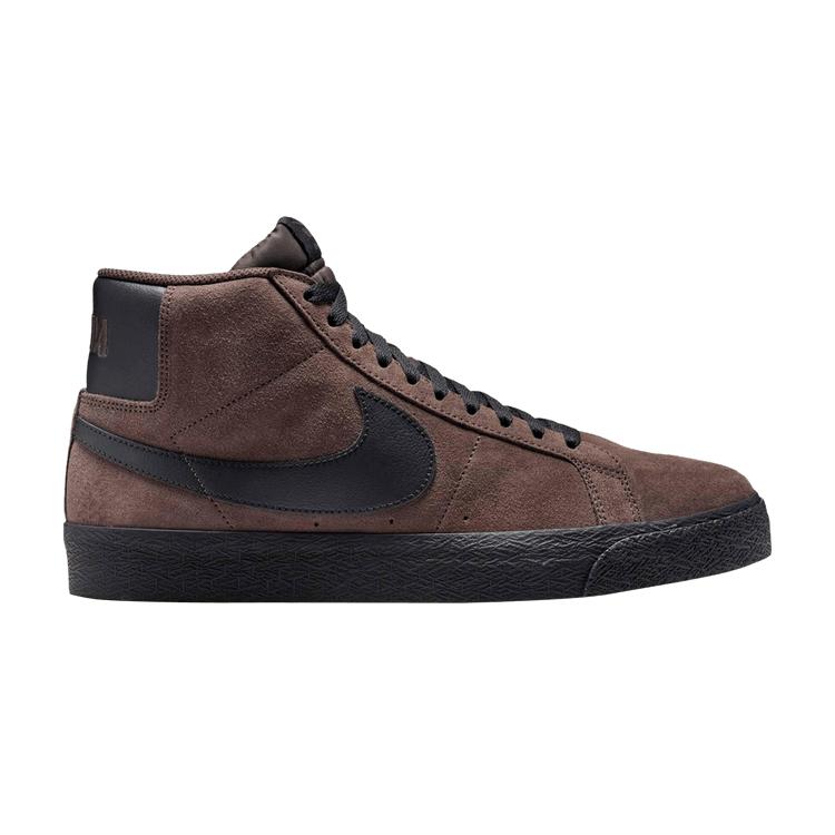 Nike Кеды унисекс Zoom Blazer Mid SB коричневые черные FD0731-201