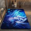 Ado Kyogen X Uta Anmie Door Mat Washable Non-Slip Living Room Sofa Chairs Area Mat Kitchen Doormat Area Rug