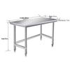 Yunshuang Thickened Stainless Steel Workbench