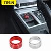 TESIN Car 4WD Four Wheel Drive Switch Knob Decoration Ring for Dodge Nitro 2007 2008 2009 2010 2011 2012 Interior