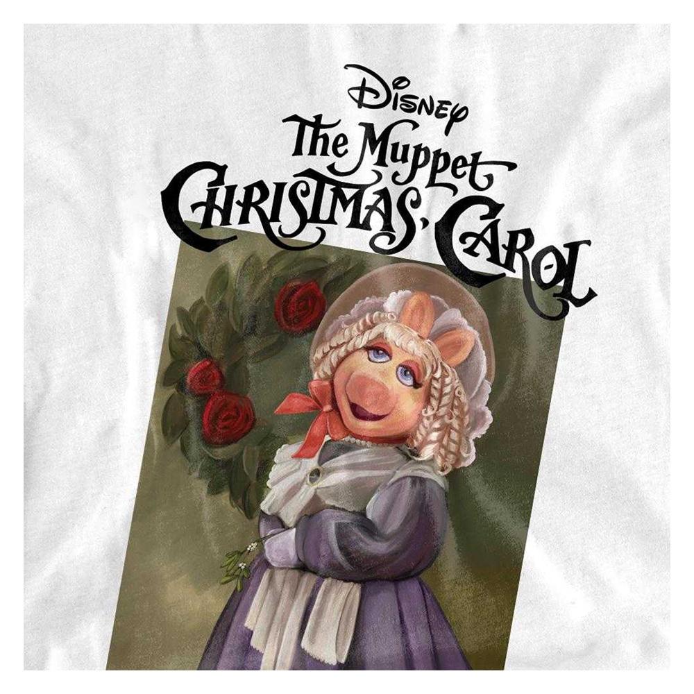 The Muppets Christmas Carol Unisex Adult Miss Piggy Ringspun Cotton T-Shirt