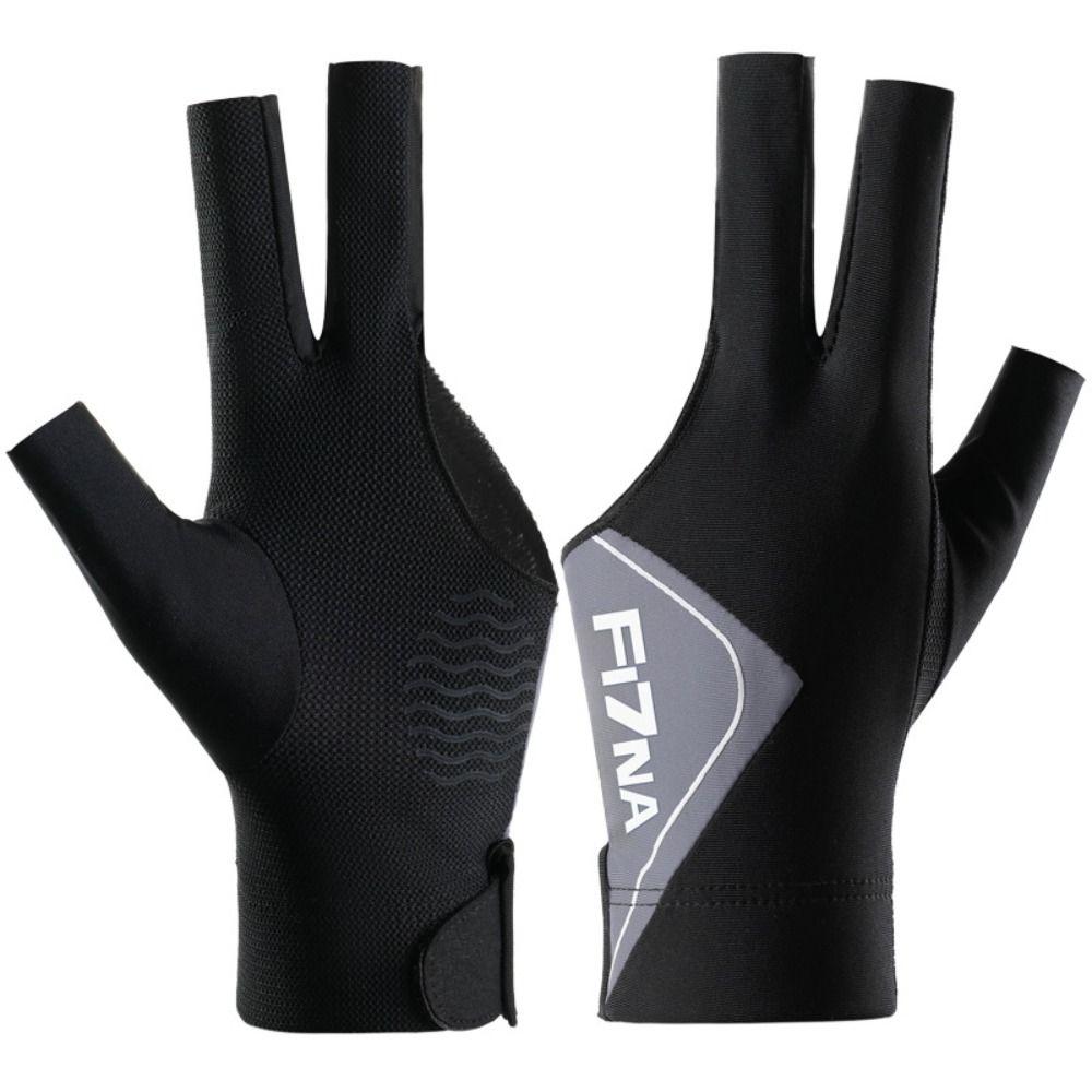 Left Hand Billiards Gloves Breathable Snooker Cue Glove Three-finger Gloves Billiard Accessories