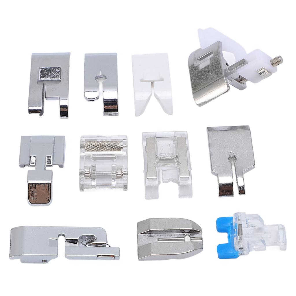 11 шт. набор прижимных лапок комплект бытовых низких хвостовиков Snap On швейная машина запасные части аксессуары