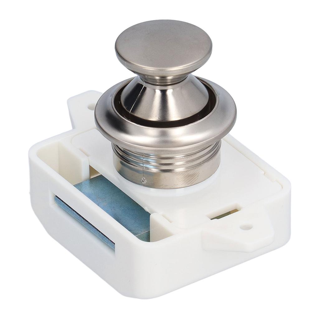 Push Button Latch Cabinet Catch Lock Door Knob Universal for Yachts Motorhome Camper Caravan