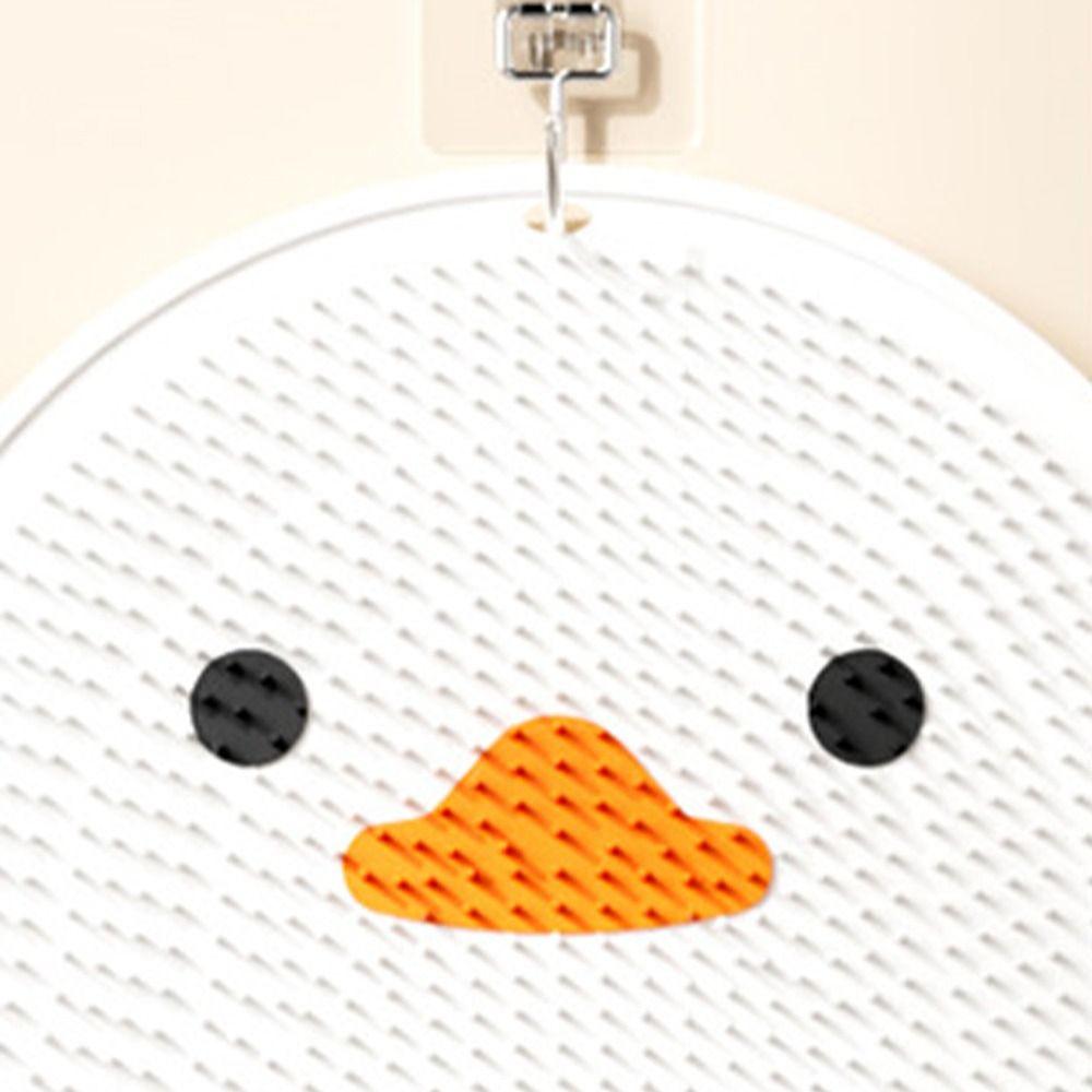 With Suction Cups Shower Foot Scrubber Mat Duck Shaped Massage Pad Bathroom Non Slip Pad Washroom