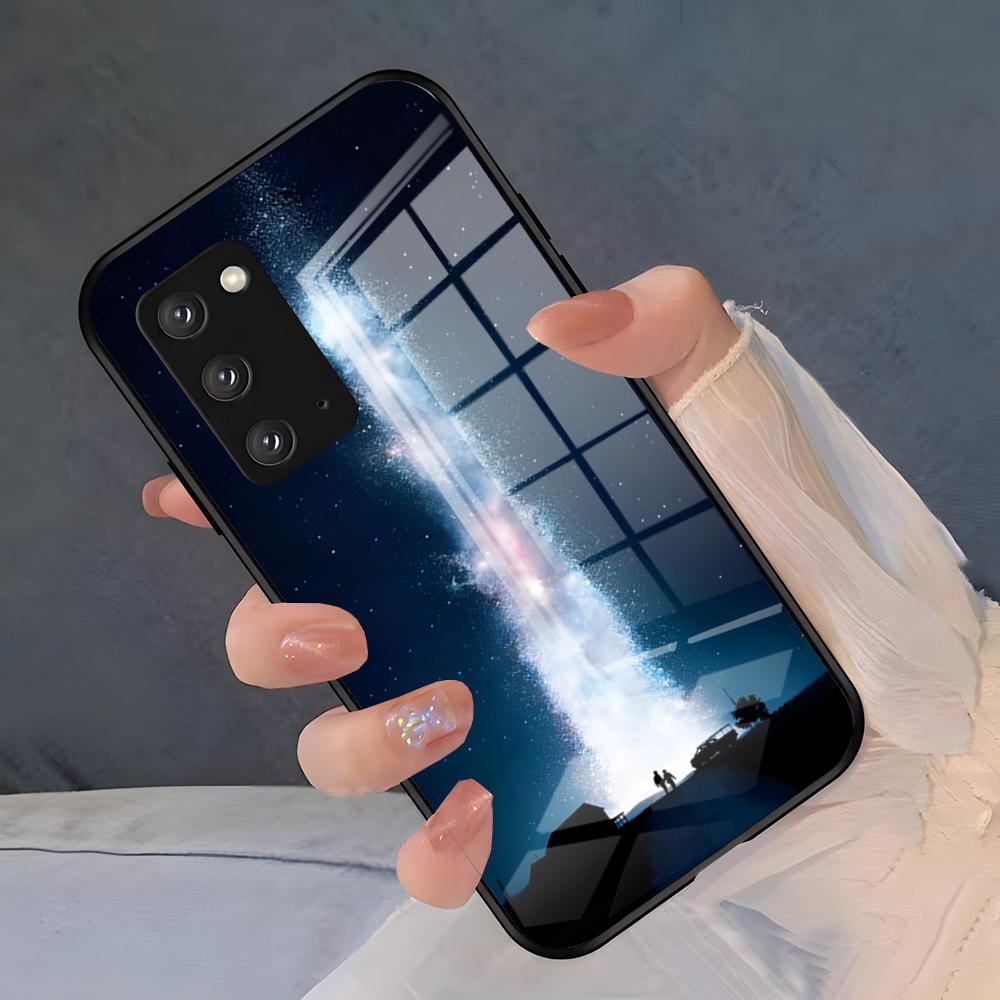 Межзвездный Фильм Чехол для Телефона Для Samsung S26 S25 Plus S20 S20 Plus S22 Ultra S23 FE S21 Plus S21 Ultra Стеклянная Крышка