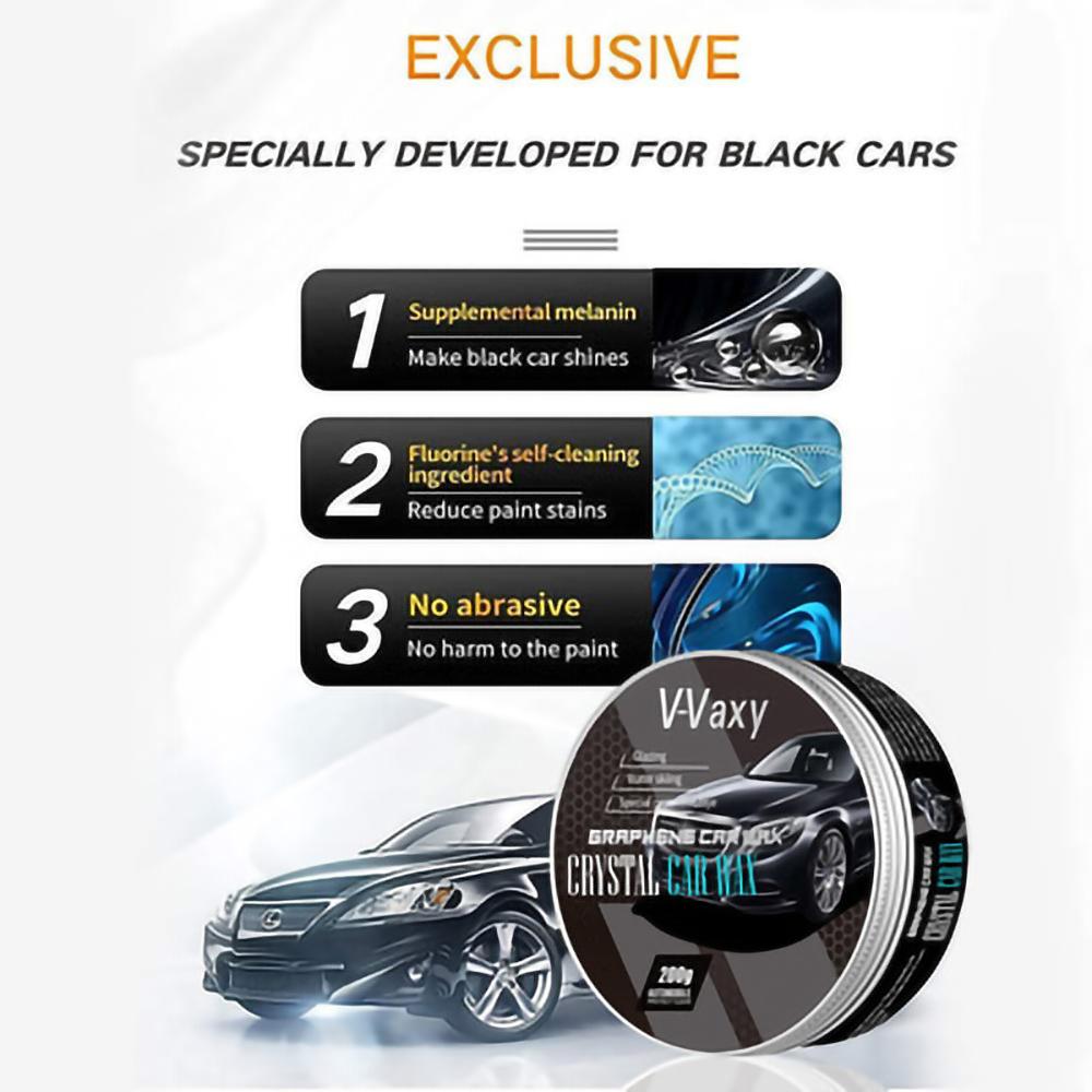 Car Wax Crystal Plating Set Hard Auto Wax Paint Care Coating Tiny Scratch Repair Car Polisher With Sponge Car