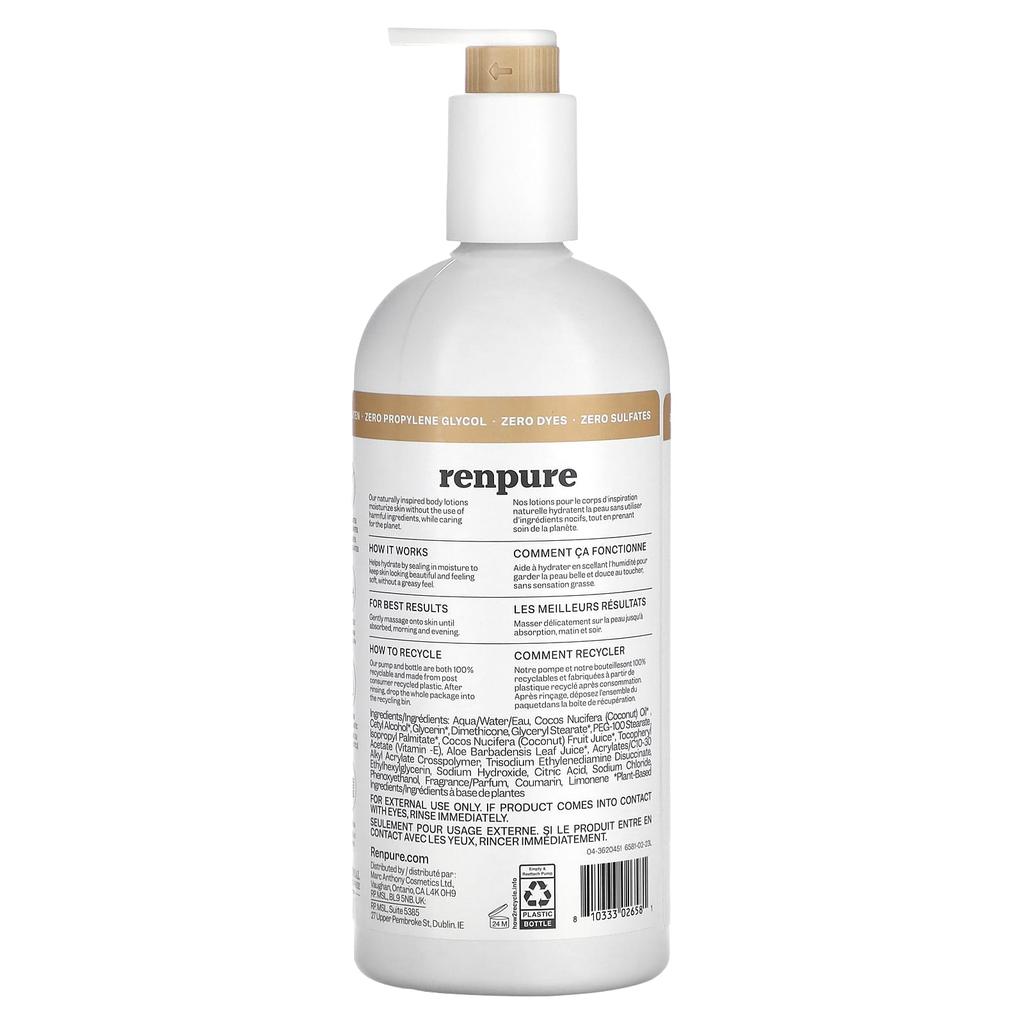 Renpure, Hydrating Body Lotion, Coconut Milk and Vitamin E, 24 fl oz (710 ml)