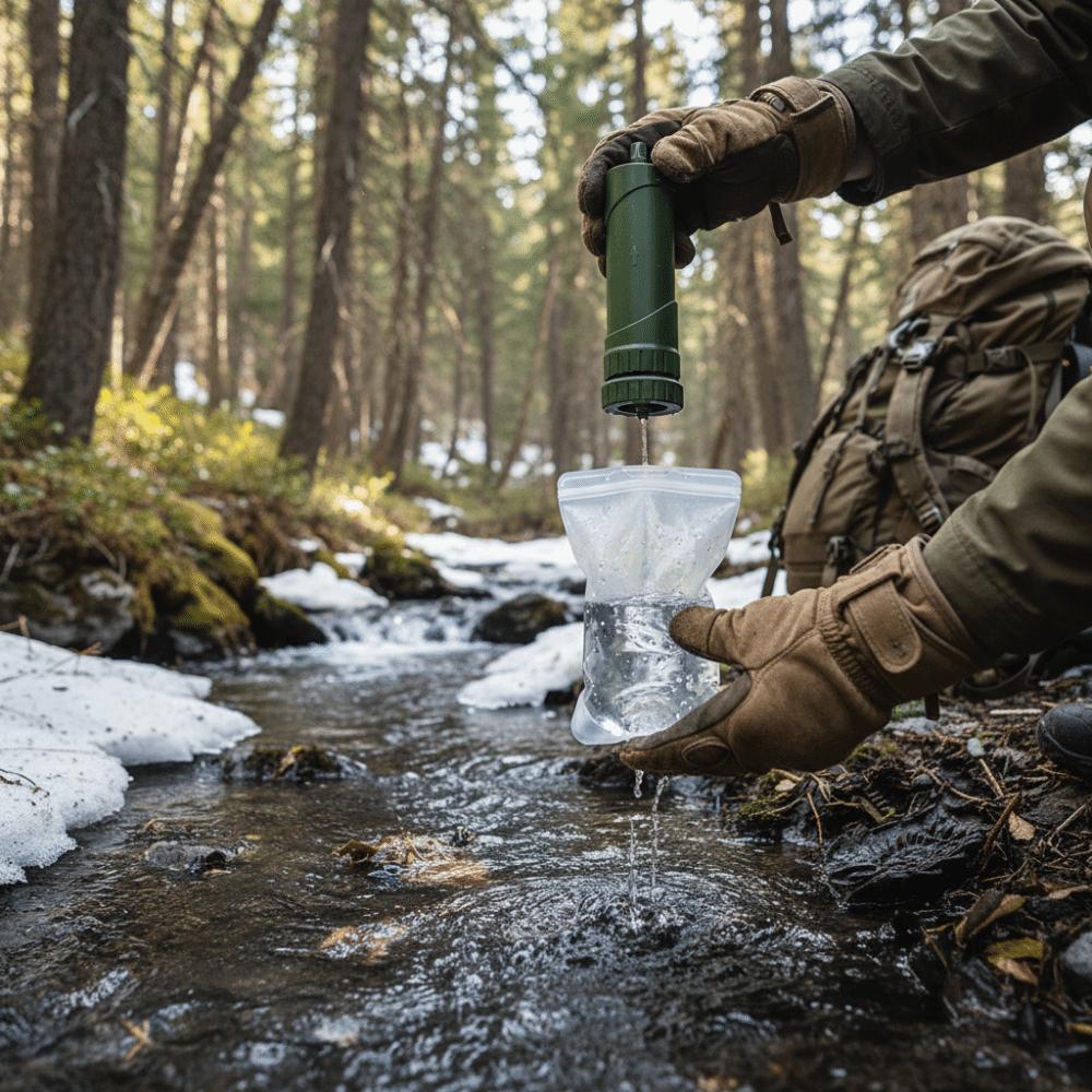 Purification Outdoor Mini Water Filter ABS Outdoor Water Purifier Straw Water Purifier Emergency