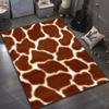1 шт. Ковер с принтом текстуры жирафа для спальни, гостиной, прикроватный, под диван, напольный коврик, современный домашний декор, ковер для зонирования, большой размер