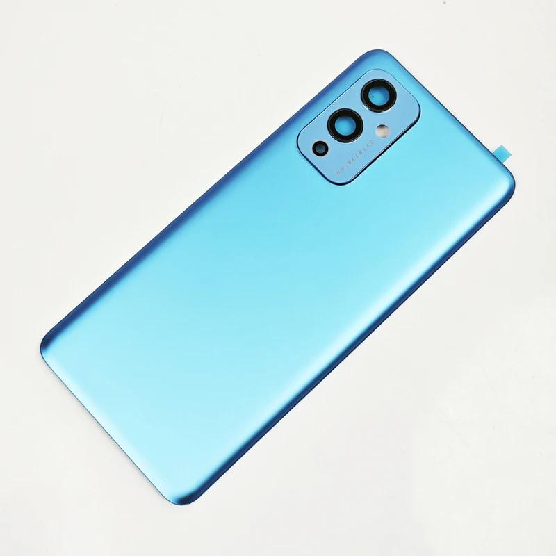 Задняя стеклянная крышка A+ для OnePlus 9, 1+9, сменная батарея задней дверцы, задняя крышка корпуса с клеем