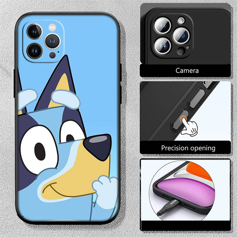 Синий чехол для телефона Bluey MH23 для Samsung S20 S21 S22 S23 S24 FE Ultra Plus Lite S21S A55 A07 A17 F06 F16 M06 M16 M56 A36 A37 A57