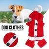 Зимняя рождественская милая красная одежда для собак с капюшоном для маленьких собак куртка для щенков одежда наряд одежда