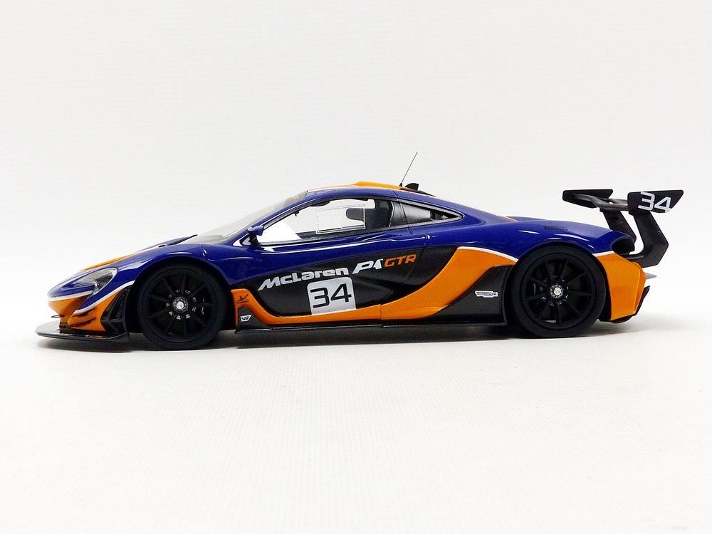 TrueScale Miniatures Scale McLaren P1 GTR Finished Model 1/18 Blue/Orange