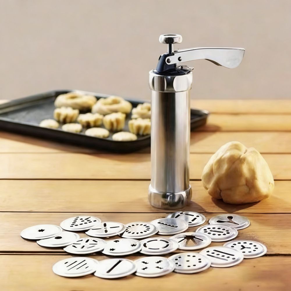 20 Cookie Discs Cookie Press Kit Simple operation Spritz Cookie Maker Kit Cake Decorating