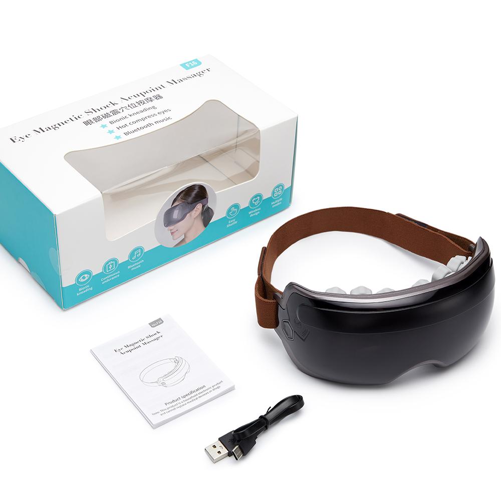 Bluetooth-массажер для глаз Megetic Therapy Vibration Hot Compressing Eye Massage Instrument Acupressure Relief Eyes Care