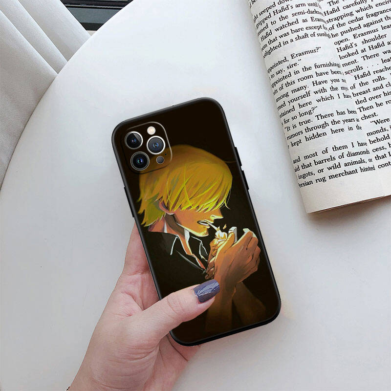 MH123 Чехол для телефона One Piece Санджи для iPhone 7 8 11 12 13 14 15 16 17 16E XS Pro Max XR X SE Air