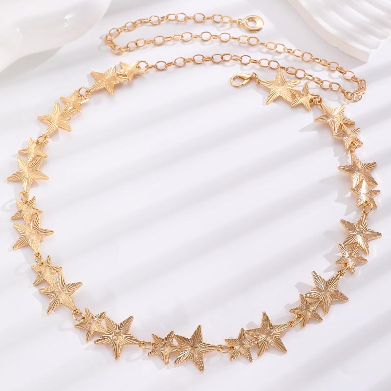 1 шт. Стильная универсальная женская металлическая поясная цепочка, аксессуары, декоративная цепочка для бикини, поясная цепочка, украшение для тела