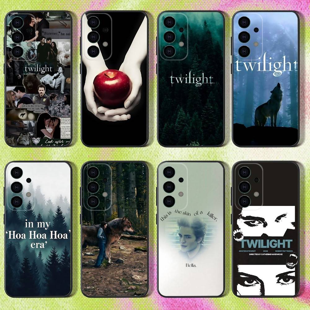 Чехол для телефона Team Edward Jacob T-Twilight для Samsung S25, S24, S21, S22, S23, S30, Ultra, S20, Plus, Fe, Lite, Note, 10, 9, 5G Черный