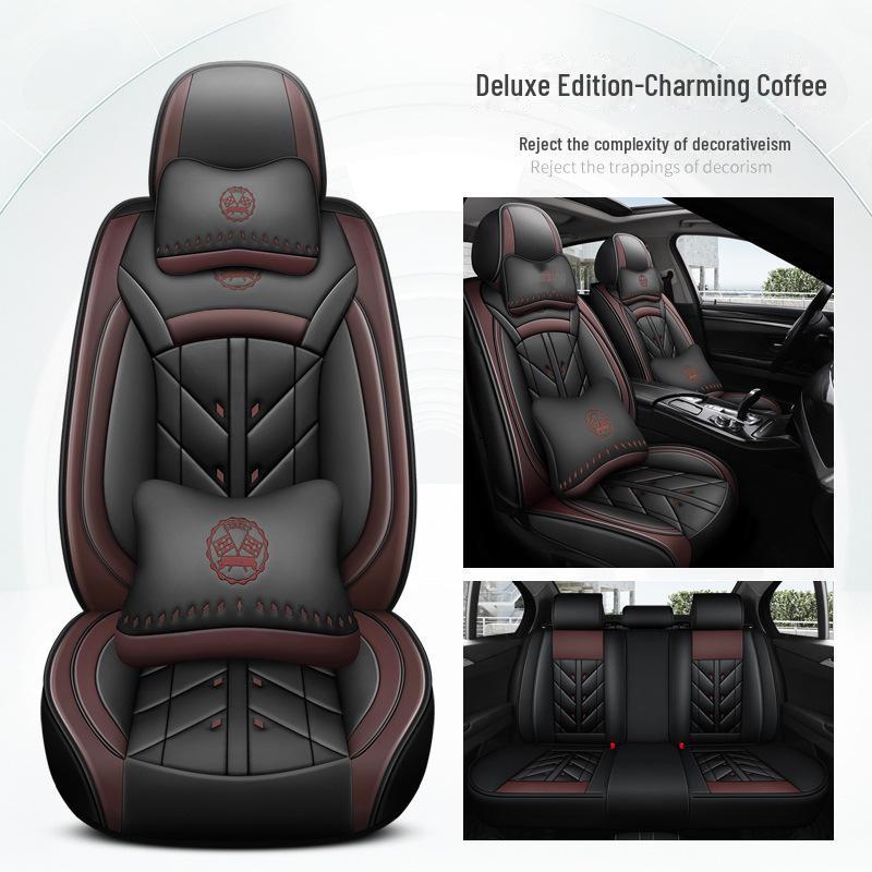 Universal Car Seat Cushion for Great Wall Cannon Pickup, Haval H6, Big Dog M6, First Love F7. Leather Full Cover Seat Cushion.