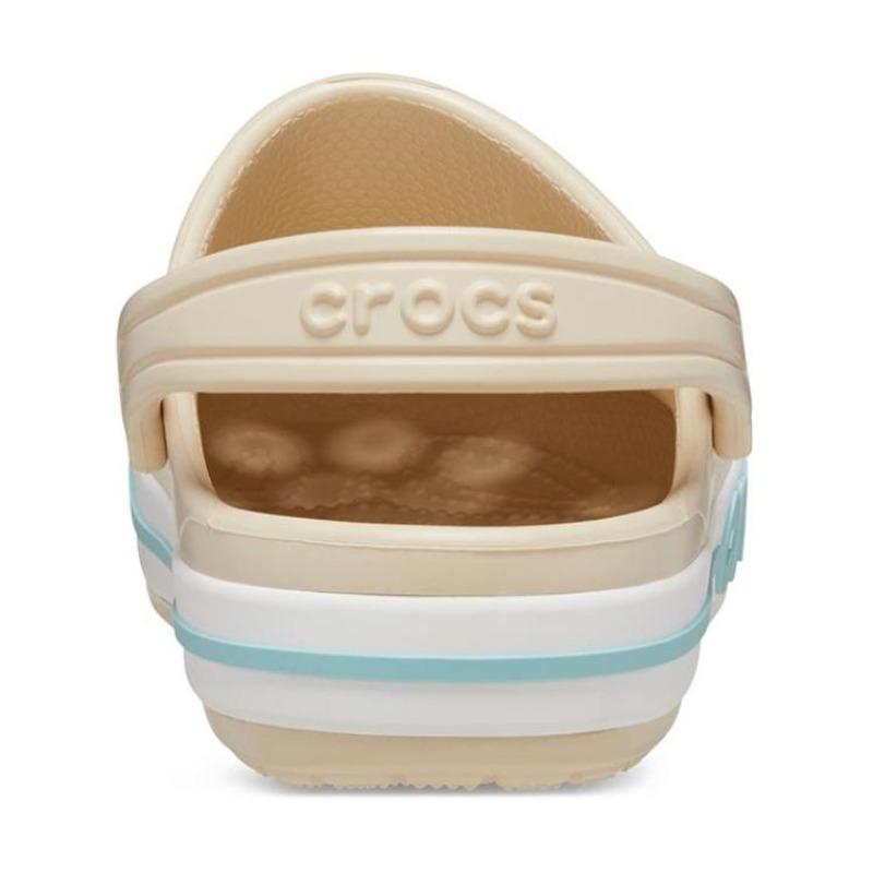 Crocs Bayaband Breathable Lightweight Fashion Versatile Kids Sandals Off White Kids 207019-11S