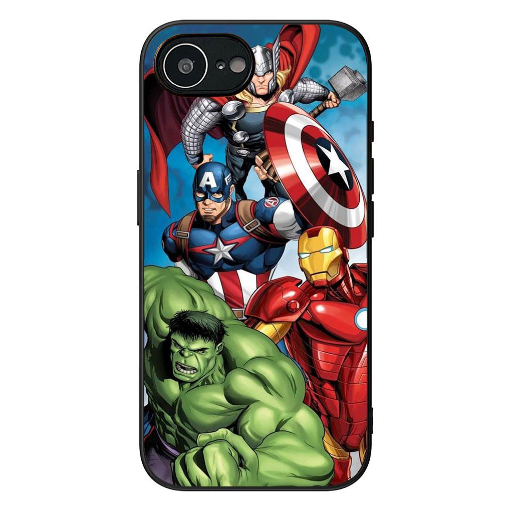 Чехол для телефона Мстители Marvel Халк Железный Человек-Паук для Samsung Galaxy S22 S21 S20 FE Ultra Plus A35 A36 A55 A37 A33 A34 A57
