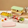 Ланч-бокс Дорожный Пикник Герметичный Защищенный от Протекания Салат Фруктовый Бенто-бокс