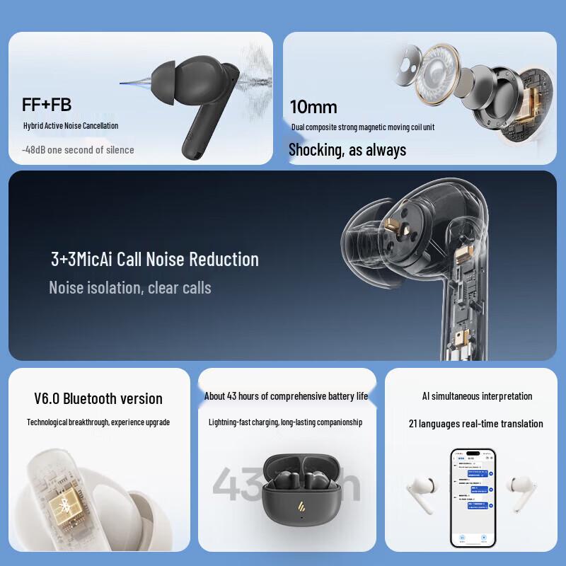 Edifier Беспроводные наушники X5 Evo True Wireless ANC