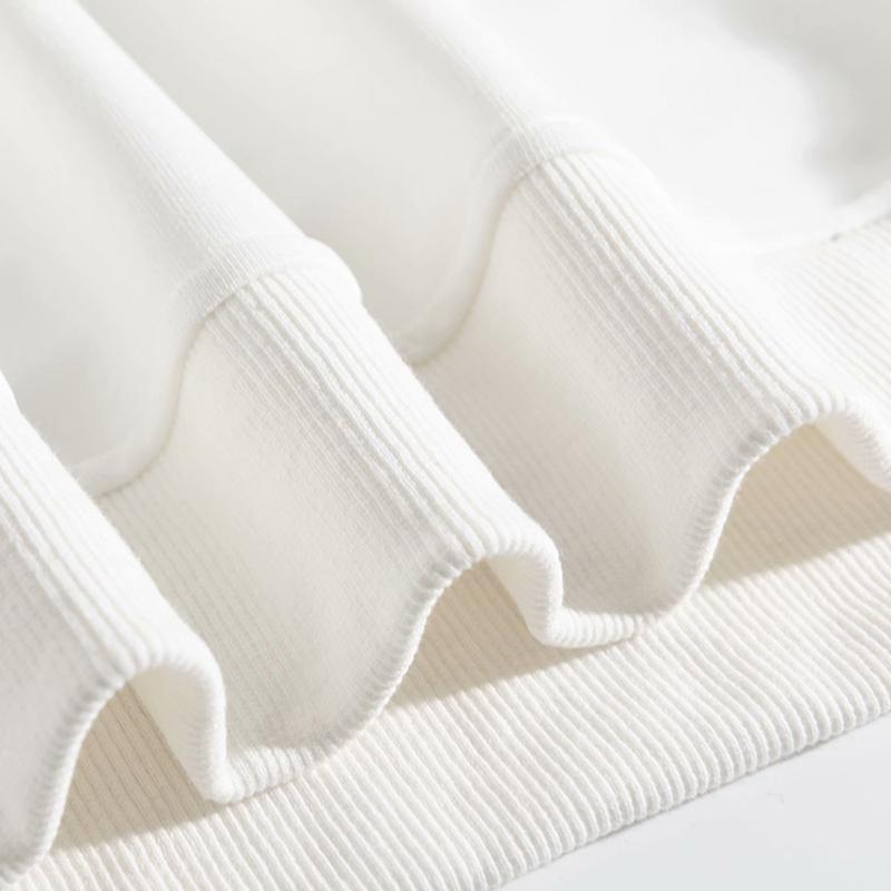 Свитер Harajuku Толстовка с круглым вырезом Пуля Зуб Медведя с принтом Модный свободный белый топ большого размера Xs-5XL