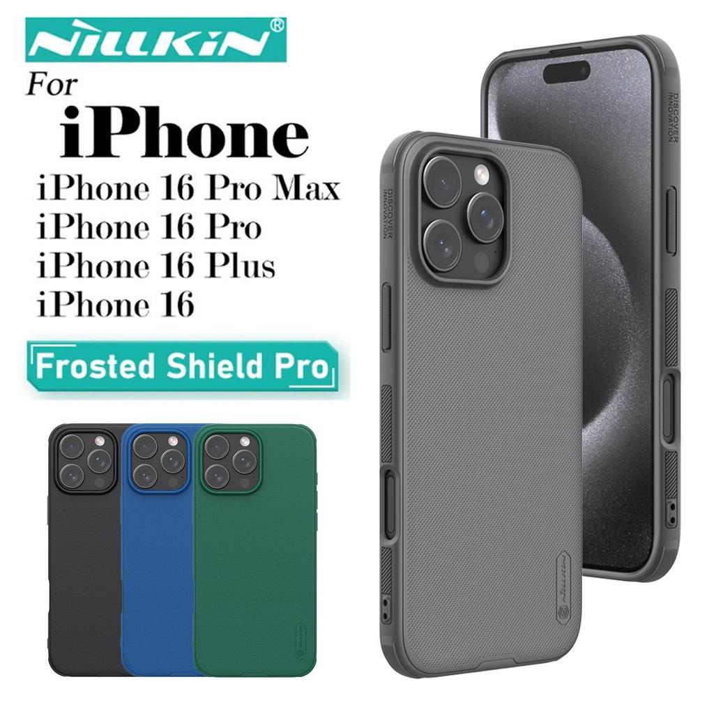 NILLKIN Для iPhone 16 Pro Max Plus чехол Super Frosted Shield Pro ультратонкий жесткий защитный чехол для ПК