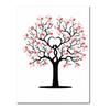 Fingerprint Tree DIY Guest Signature Sign‑In Book Canvas Thumbprint Painting